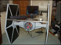 Dave Barry’s TIE Fighter PC mod + desk